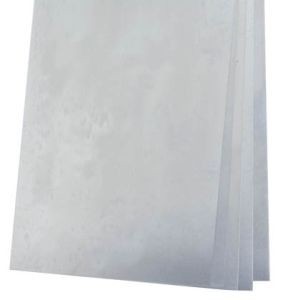 Boite carton de 5 feuilles Acier Inox de 150mm*500mm Orion