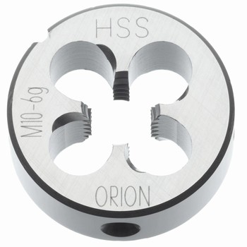 Filière de taraudage métrique HSS  Acier 70 kg Orion