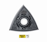 Support feuille abrasive triangulaire perforée 93 mm  Starlock