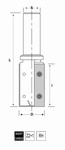 Fraise plaquette carbure coupe droite DIA30 mm - défonçage sur C.N Z2+1 Forézienne